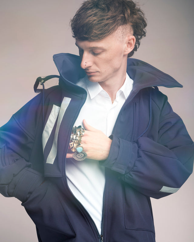 VESTE BRIGADE BLEU MARINE