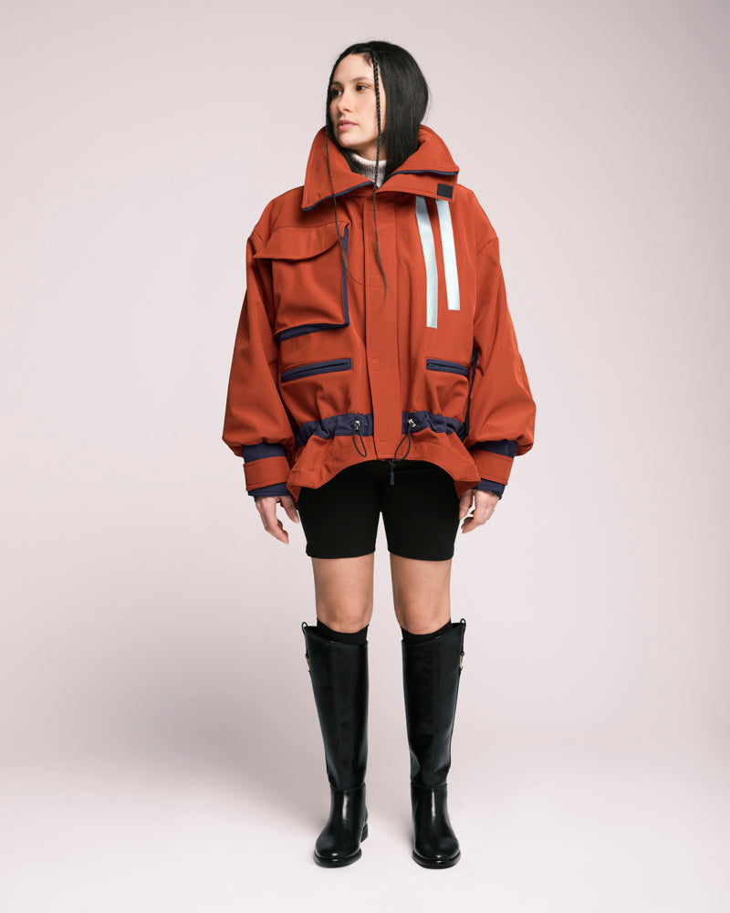 VESTE CASERNE ROUILLE FLAMBOYANT